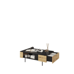 Marmo Wooden Coffee Table 115cm in Oak Artisan and San Sebastian