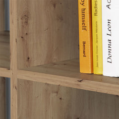 Mauro Medium Bookcase in Artisan Oak - Furniture One Shop