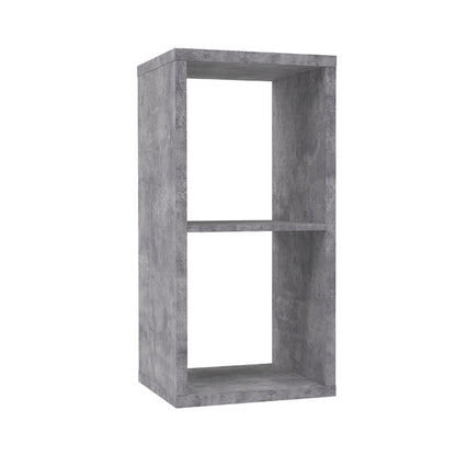 Mauro Medium Bookcase in Concrete Grey