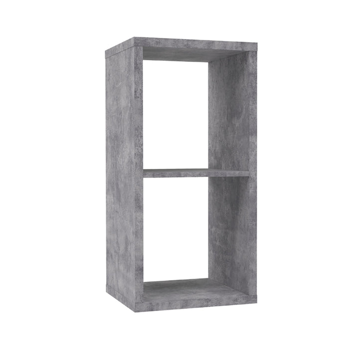 Mauro Medium Bookcase in Concrete Grey