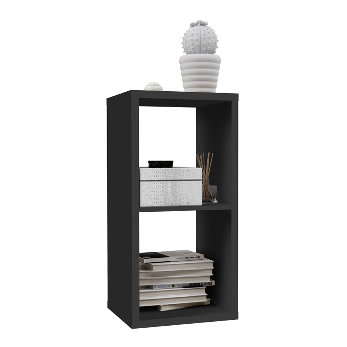 Mauro Medium Bookcase in Matt Black