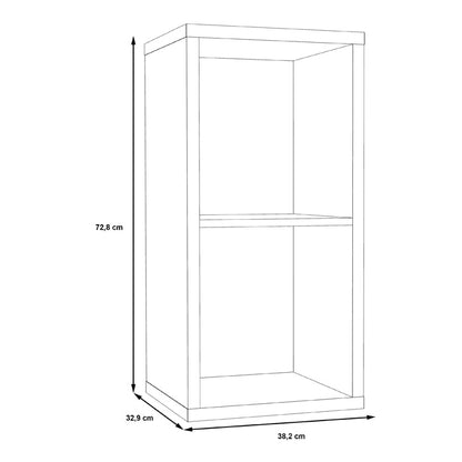 Mauro Medium Bookcase in Matt Black