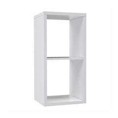 Mauro Medium Bookcase in Matt White - Furniture One Shop