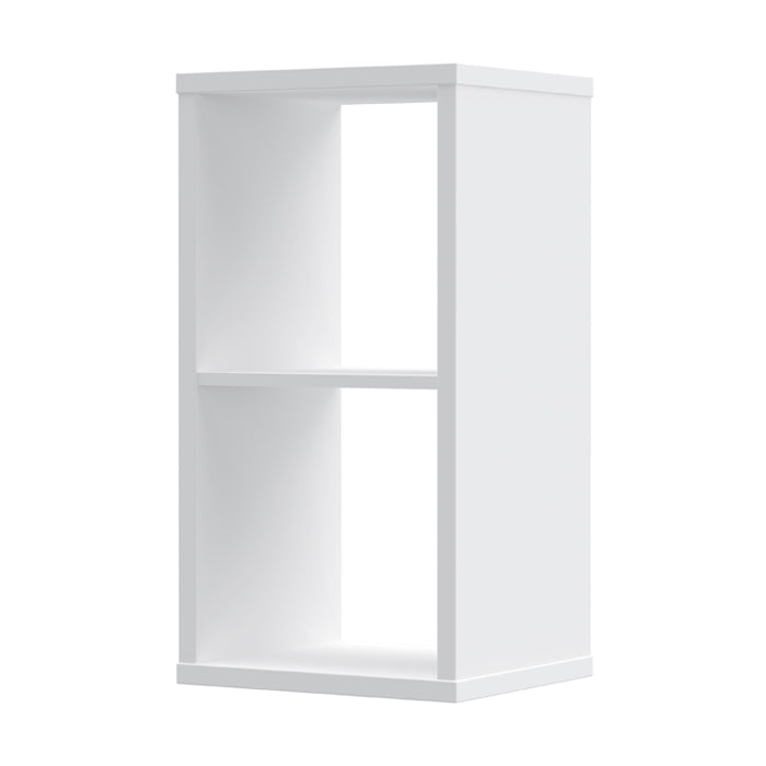 Mauro Medium Bookcase in White High Gloss