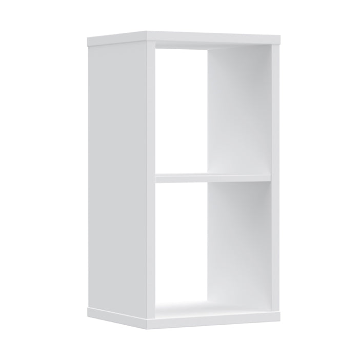 Mauro Medium Bookcase in White High Gloss