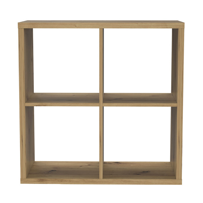 Mauro Medium Wide 2x2 Bookcase in Artisan Oak