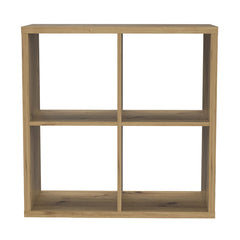 Mauro Medium Wide 2x2 Bookcase in Artisan Oak - Furniture One Shop