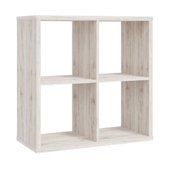 Mauro Medium Wide 2x2 Bookcase in Sand Oak - Furniture One Shop