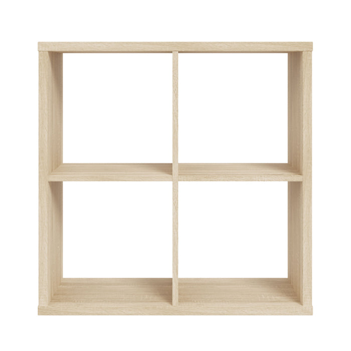 Mauro Medium Wide 2x2 Bookcase in Sonoma Oak