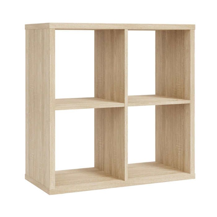 Mauro Medium Wide 2x2 Bookcase in Sonoma Oak