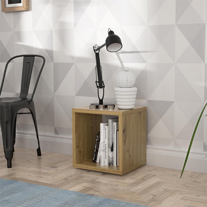Mauro Small Bookcase in Artisan Oak - Furniture One Shop