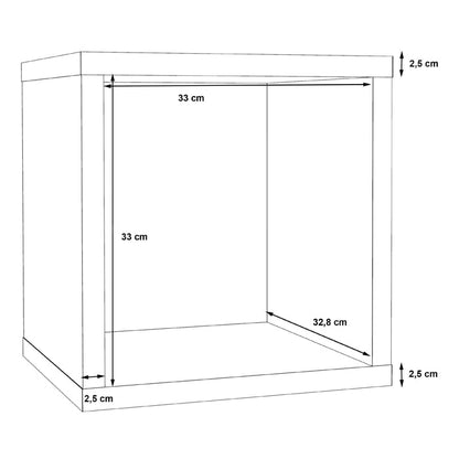Mauro Small Bookcase in Concrete Grey