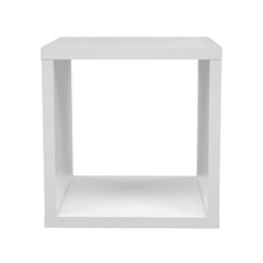 Mauro Small Bookcase in Matt White - Furniture One Shop