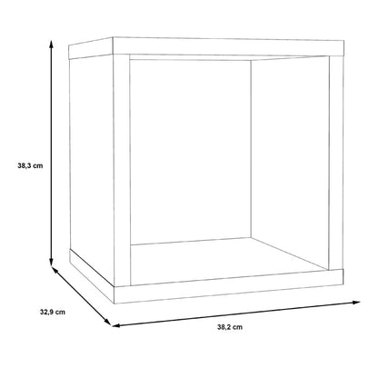 Mauro Small Bookcase in Matt White