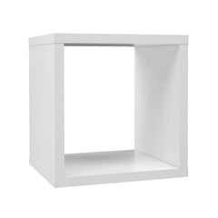 Mauro Small Bookcase in Matt White - Furniture One Shop