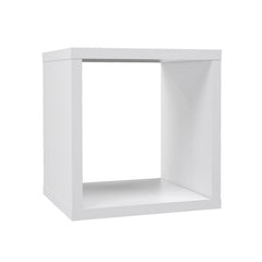 Mauro Small Bookcase in White High Gloss - Furniture One Shop