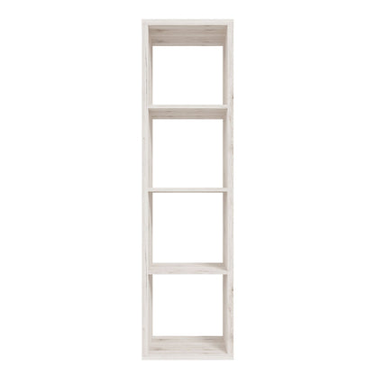 Mauro Tall Narrow Bookcase in Sand Oak