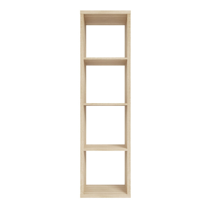 Mauro Tall Narrow Bookcase in Sonoma Oak