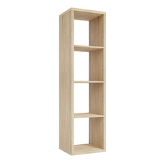 Mauro Tall Narrow Bookcase in Sonoma Oak - Furniture One Shop