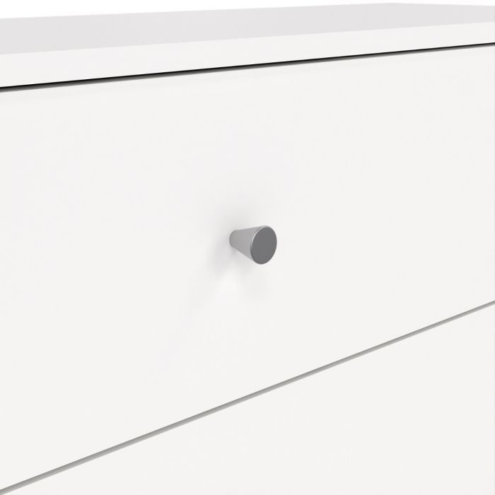 May Wooden Chest of 3 Drawers in White