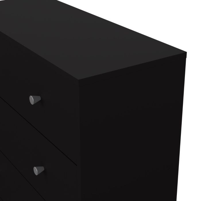 May Chest of 5 Drawers in Black - UK