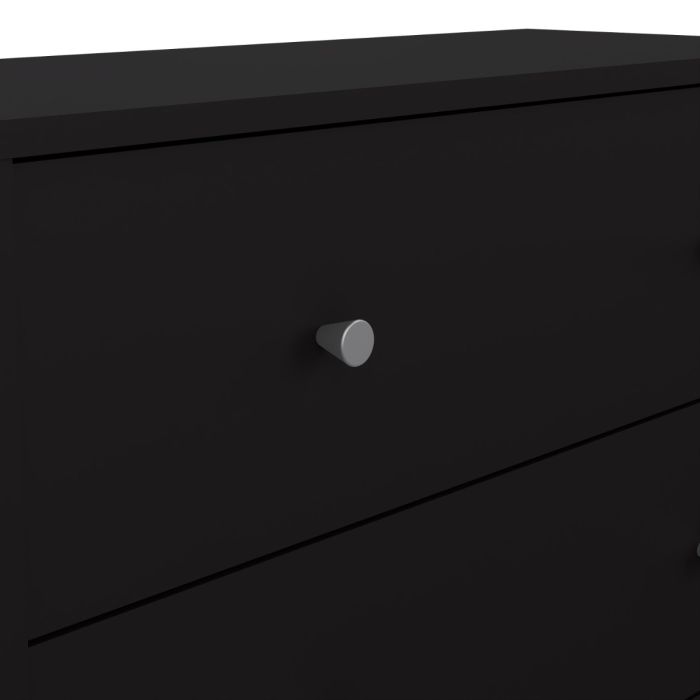 May Chest of 5 Drawers in Black - UK