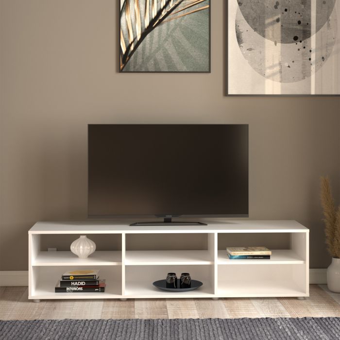 Media TV-unit 147 cm White - UK