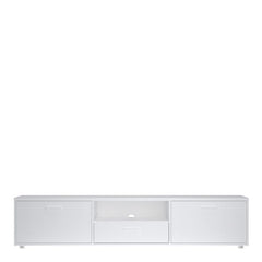 Media TV-unit with 2 doors 1 drawer 177 cm White - UK