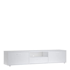 Media TV-unit with 2 doors 1 drawer 177 cm White - UK