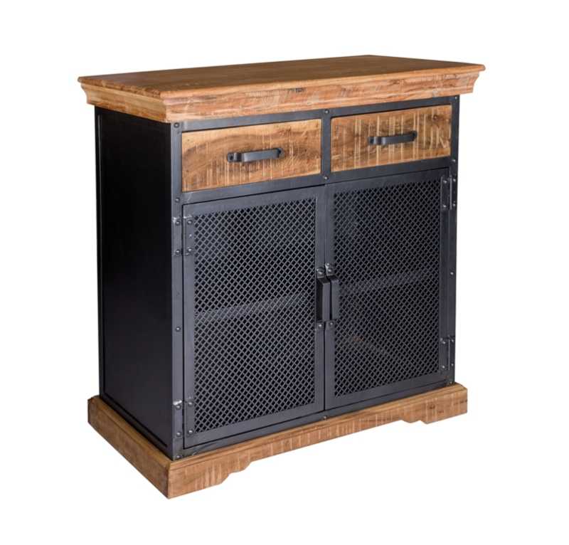 Metropolis Industrial 2 Drawer Sideboard