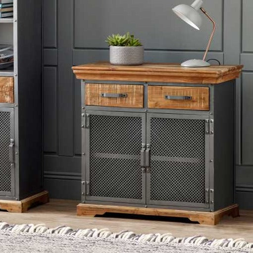 Metropolis Industrial 2 Drawer Sideboard