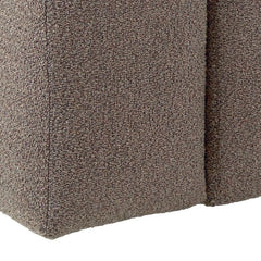 Midfield Fabric Left Hand 3 Seater Corner Sofa In Beige - Furniture One Shop