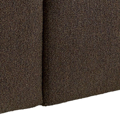 Midfield Fabric Left Hand 3 Seater Corner Sofa In Taupe
