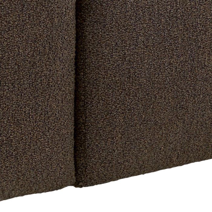 Midfield Fabric Left Hand 3 Seater Corner Sofa In Taupe