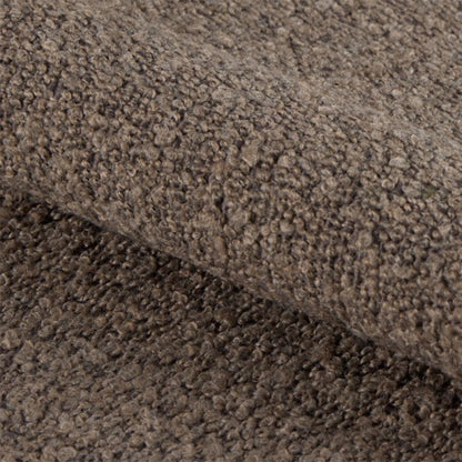 Midfield Fabric Left Hand 3 Seater Corner Sofa In Taupe