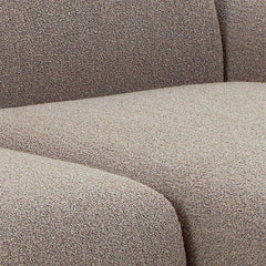 Midfield Fabric Right Hand 3 Seater Corner Sofa In Beige - Furniture One Shop