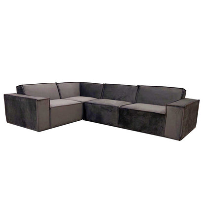 Midland Corner Sofa in Steel