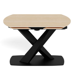 Morelle Oval Extending Dining Table in Sand Ceramic 120–180cm