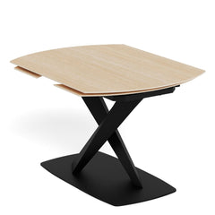 Morelle Oval Extending Dining Table in Sand Ceramic 120–180cm