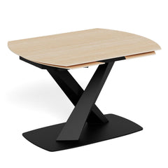 Morelle Oval Extending Dining Table in Sand Ceramic 120–180cm