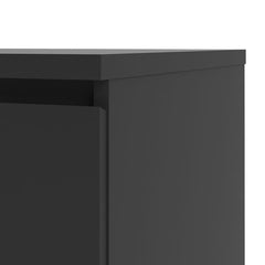 Naia Chest of 3 Drawers in Black Matt - UK - Furniture One Shop