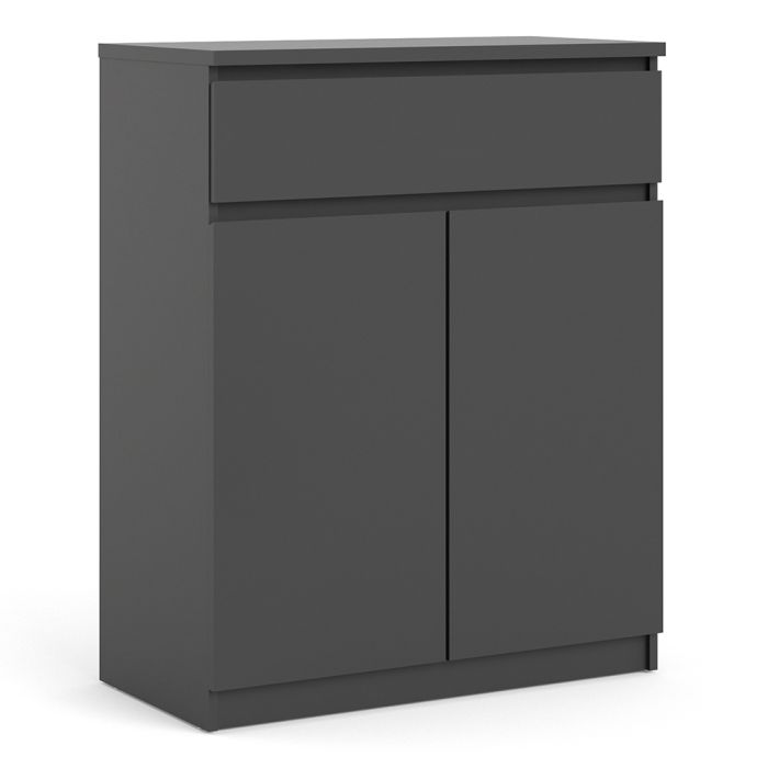 Naia Sideboard - 1 Drawer 2 Doors in Black Matt - UK