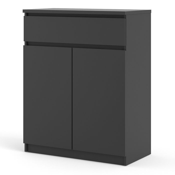 Naia Sideboard - 1 Drawer 2 Doors in Black Matt - UK