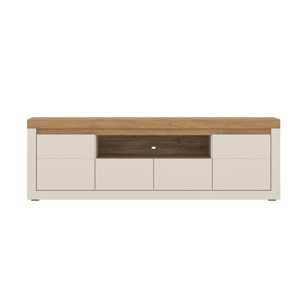 Naxxar Wooden TV Stand 2 Doors 2 Drawers in Cashmere
