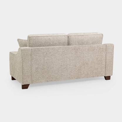 Nebraska 3 Seater Sofa In Stone Fabric
