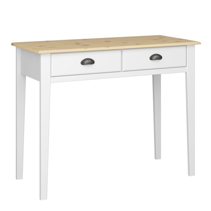 Nola Hall Table White & Pine - UK