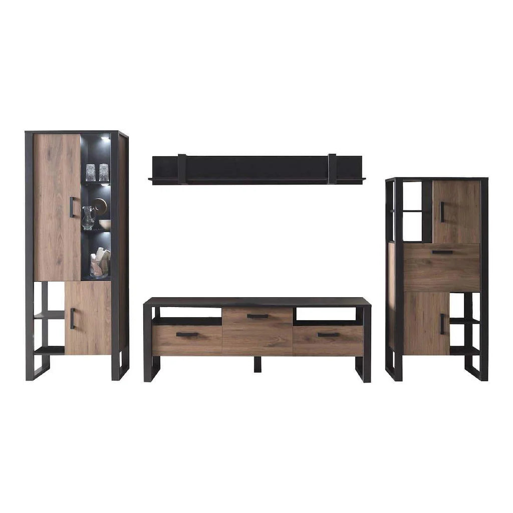 Nordi VA Living Room Set in Okapi Walnut