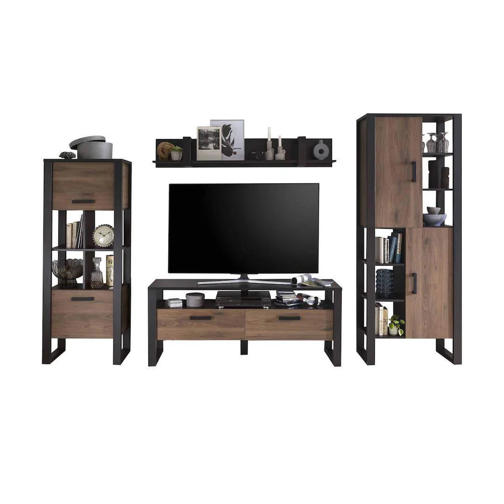 Nordi VB Living Room Set in Okapi Walnut