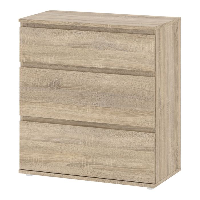Nova Chest of 3 Drawers in Oak - UK
