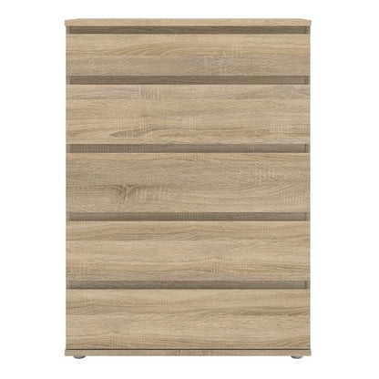 Nova Chest of 5 Drawers in Oak - UK
